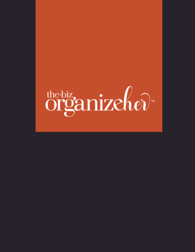 the biz organizeher™ planning system cover
